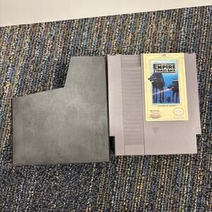 Star Wars Empire Strikes Back NES Game Cartridge Nintendo Vintage Box Authentic